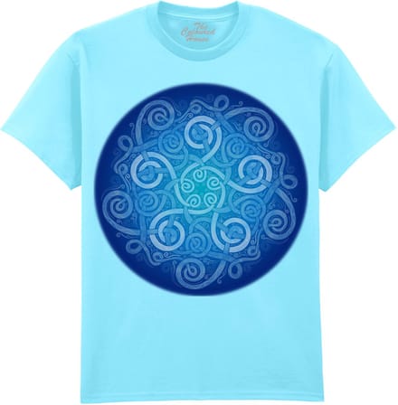 Celtic Knot Blue The Coloured House T-shirt M