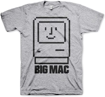 Hybris Big Mac T-shirt, heathergrijs