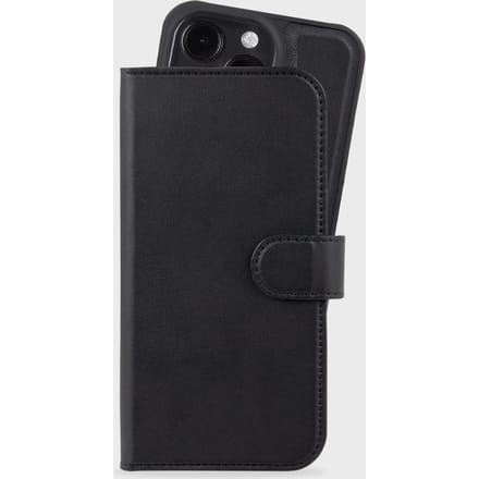 Wallet Case Magnet Black iPhone 16 Pro