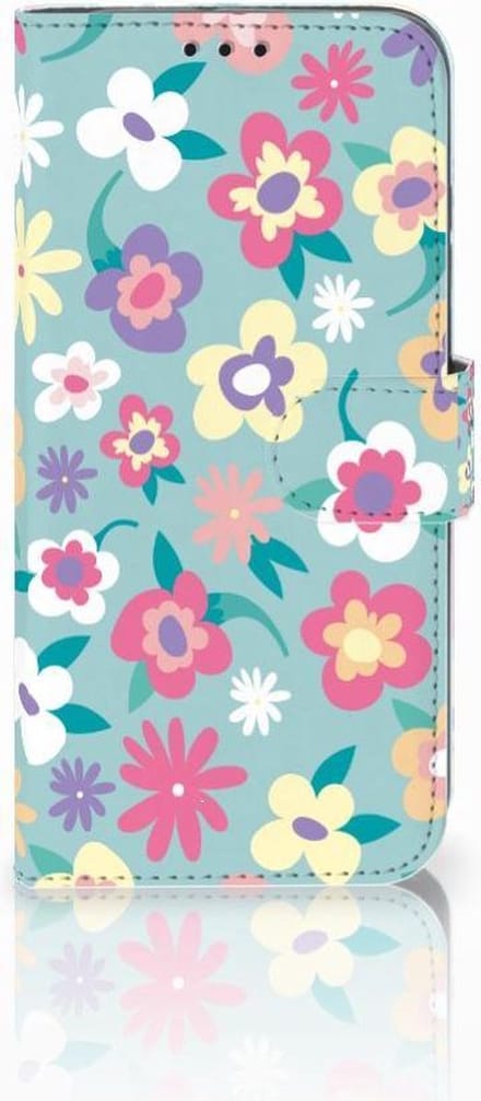 Boekhoesje voor Honor 10 Lite Hoesje Flower Power
