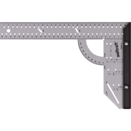 wolfcraft - Winkelhaak - Metaal - 300mm - Blokhaak - Schrijfhaak - 5205000