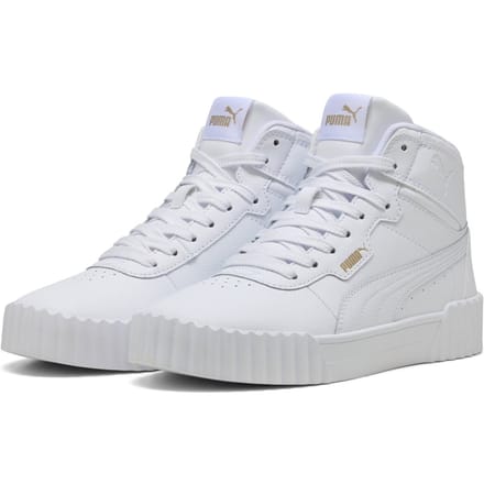 PUMA - maat 38.5 - Carina 3.0 Mid Dames Sneakers - PUMA white