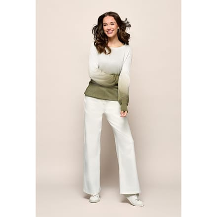 Corbyn Top Offwhite / Olijfgroen