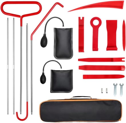 Car Door Opener Kit - Trim Removal Tools - 20 Pcs Auto Accessory Kit met Air Pump voor