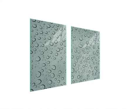 TMK ArtDeko - Snijplank - Glas - 65x52 cm - Krople