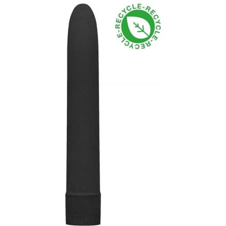 Shots - Natural Pleasure Biologisch Afbreekbare Vibrator - 18 cm black