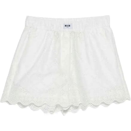 Msgm Witte korte broek