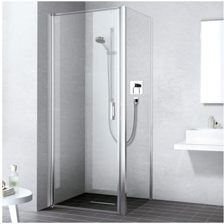 Kermi Liga swing door for shower tray 1-leaf 90 cm, stop left LI1WL090201AK