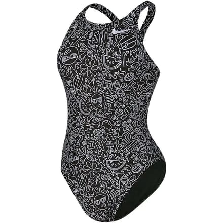 Dames zwempak uit 1 stuk Nike Hydrastrong Multi Print