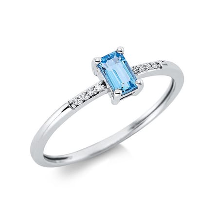 Luna Creation - 1DC36W854-2 - Ring - Dames - 750WG - Ringmaat 54