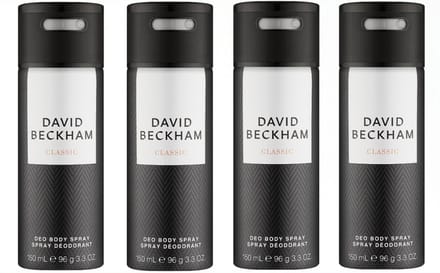 David Beckham - Classic Deodorant Spray 4 x 150 ml