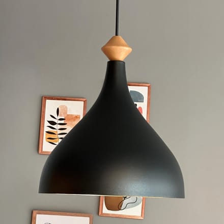 Bamyum Adash Hanglamp Industrieel Metaal Ø26 cm, Vintage Hanglamp, E27 Pendellamp