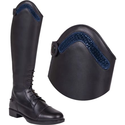Paardrijlaarzen accessoires voor dames QHP Jaimy Croco
