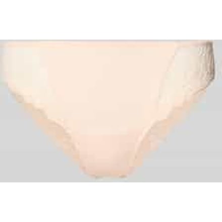 Slip met semi-transparante garnering, model 'Cyrile'