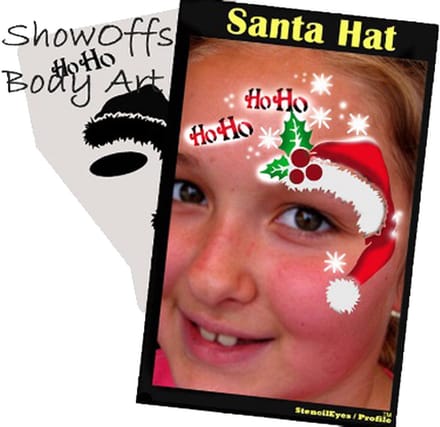 Proaiir Profile Stencil Santa Hat | Schminksjabloon