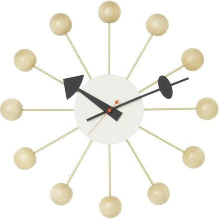 Vitra - Ball Clock - natuur - bruin