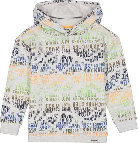 GARCIA Jongens Hoodie Gray - Maat 116/122