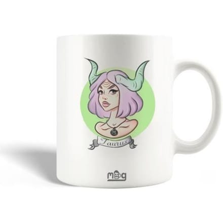 Mug - MANIACASE - Horoscope du jour Taurus - Céramique - 30cl - Compatible lave-vaisselle