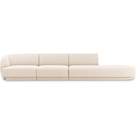 4-zitsbank Miley rechts-open chenille | Micadoni Limited Edition