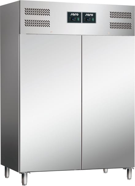 Koelvriescombinatie | RVS | 2x537 liter | Saro | GN120DTV | 323-1225