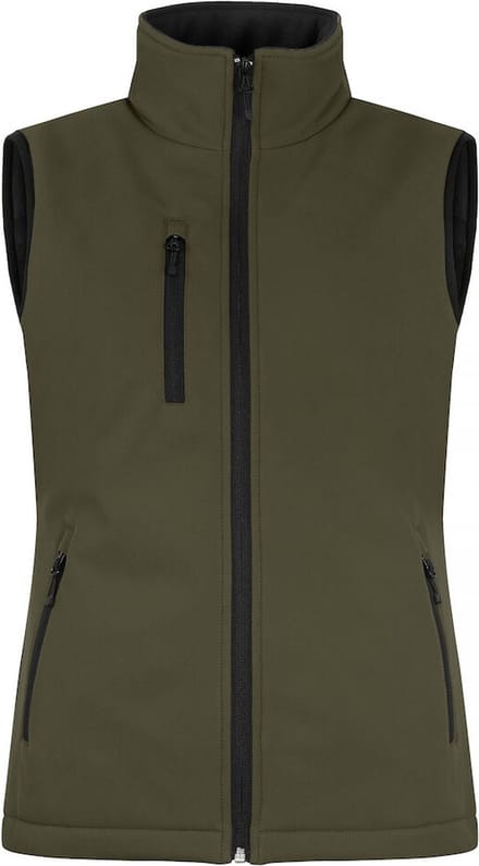 Clique Padded Softshell Vest Women 020959 - Mistgroen - L