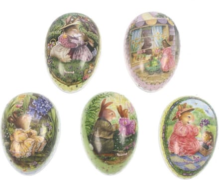 6 x Ei karton Holly Pond Hill, 9cm