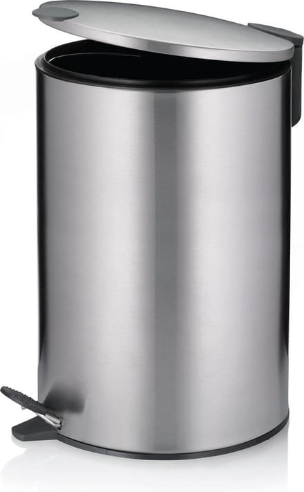 Pedaal Afvalemmer, 12 L, Zilver - Kela | Mats