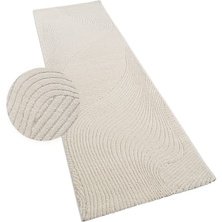 Modern tapijt Aurora crème 80x150 cm