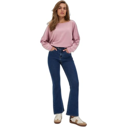 Vrouwen wide leg jeans Moodo Z-JE-4800