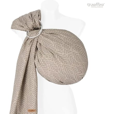 Draagdoek voor baby Zaffiro HugMe Leaves