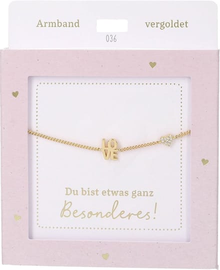 Depesche LOVE Gold speelgoed cadeau - liefdevol design.