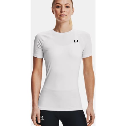 Under Armour Baselayer Hg Authentics Comp T-shirt Dames Wit K100
