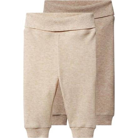 LUPILU Set van 2 baby joggingbroeken (Beige, 62-68)