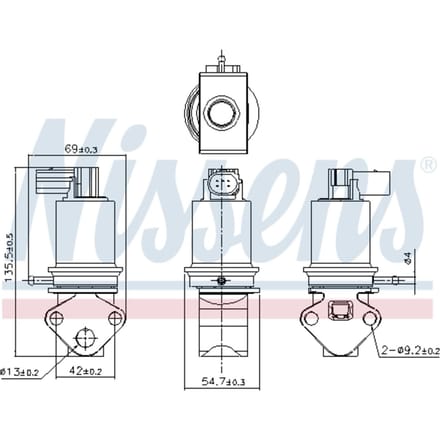 EGR-klep NISSENS 98179