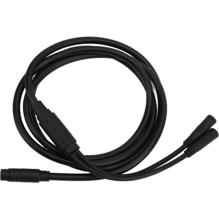 Verlengkabel elektrische fiets Fiets 1 naar 2 Split Motorkabel met Waterdichte Connector 155cm black