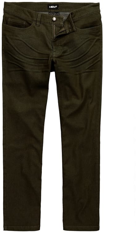 Men Plus - Heren - Broek Buik-Fit 5-Pocket superstretch Regular fit - Dennengroen - Maat 52
