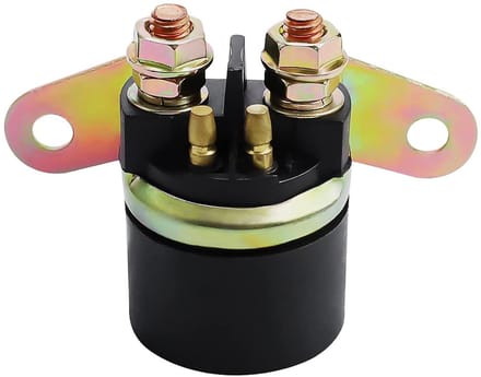 Startrelais - Motoronderdeel - Motor Starten - Hoge Betrouwbaarheid - 12 Volt - Zwart