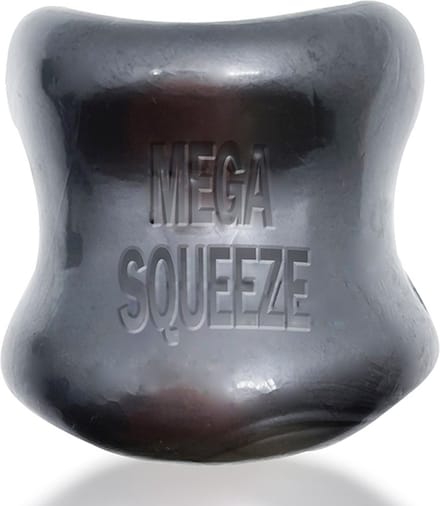 Oxballs - Mega Squeeze - Rekbare Ballstretcher van TPR - Steel/Zilver