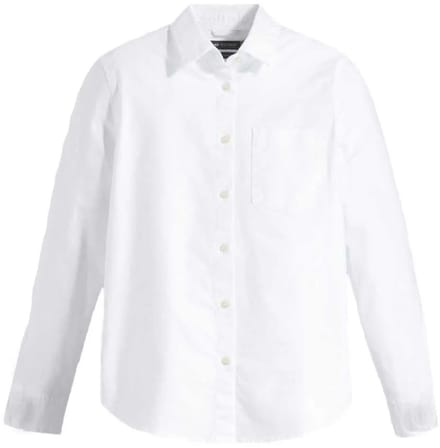 Dockers Original Overhemd Met Lange Mouwen Wit XS Vrouw