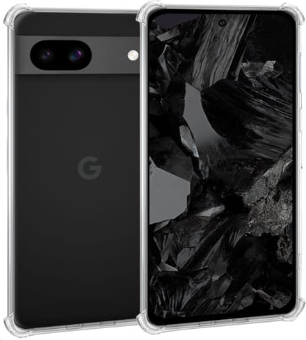 Geschikt voor Google Pixel 8a - Hoesje - Shock Proof Case – Cover Transparant