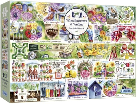 Wheelbarrows & Wellies Puzzel (1000 stukjes)
