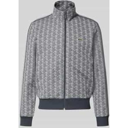 regular fit sweatjack met ritssluiting