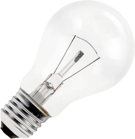 Schiefer E27 Gloeilamp | 75W 2700K 650lm 235V | Dimbaar