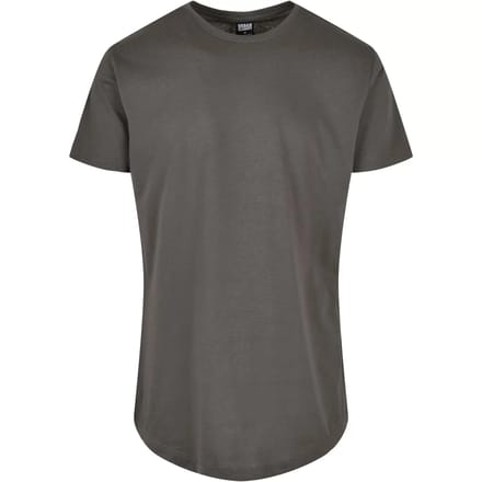 Urban Classics - Shaped Long Heren T-shirt - XS - Grijs