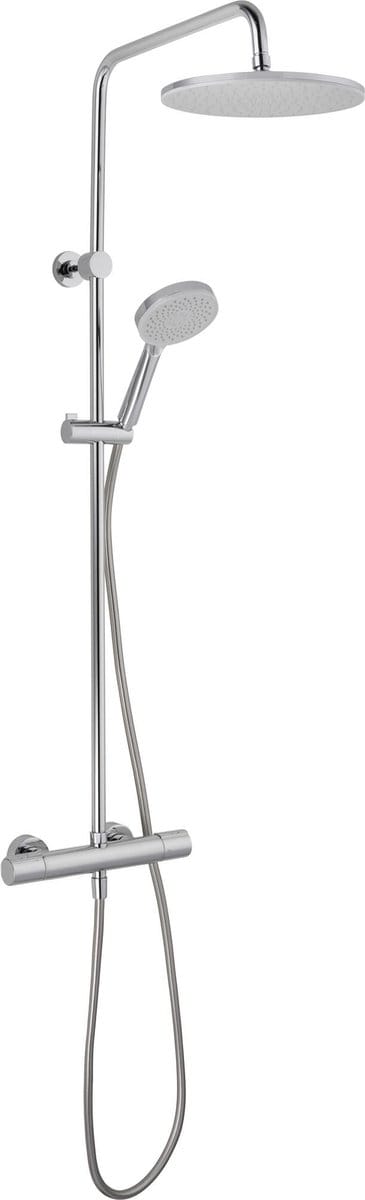 Saqu Dream Regendouche - Ø 25cm - met Thermostaatkraan - Chroom - Rond
