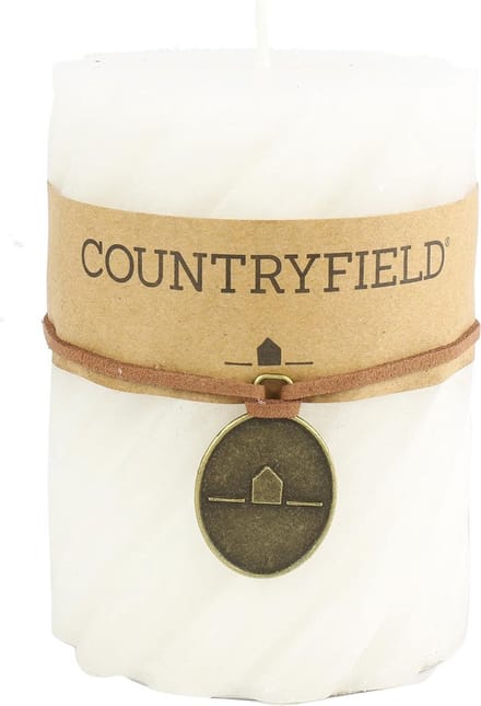 Countryfield Stompkaars Wit Ø7 cm | Hoogte 9,5 cm