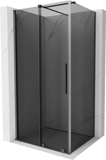 Mexen Velar inloopdouche schuifdeur 110 x 70 , grafiet, geborsteld gun gray - 871-110-070-41-66