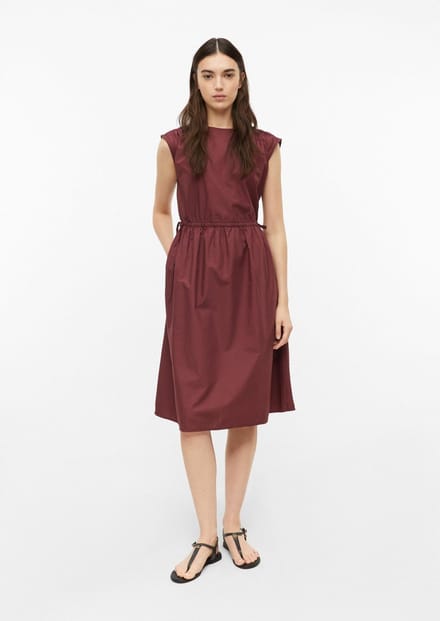 s.Oliver - female - Midi-jurk met verstelbare taille en steekzakken
