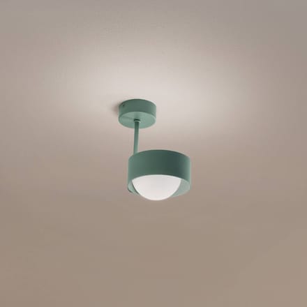 Argon Plafondlamp Mado, 1-lamp, groen