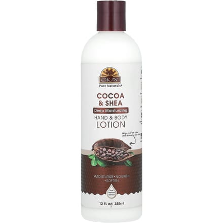 Hand- & Bodylotion, Cacao- & Sheaboter, 355 ml(12 fl oz) white
